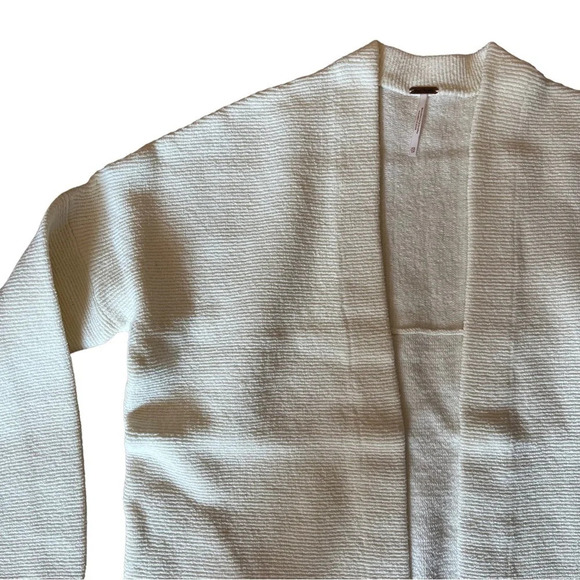 NWT Free People Ottoman Sweater Cardigan Color Ecru Size XS - Picture 5 of 9